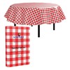 Flannel Backed Vinyl Tablecloths, Solid Color Premium Quality Waterproof Table