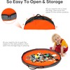 BBpara - Toy Storage Basket Play Mat for Building Bricks