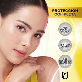 POND'S Protector Solar Facial 50 FPS UV Miracle Oil Control, Piel Grasa con Niasorcinol 100 mL
