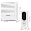 Wireless Door Bell 52 Songs Self Power Generation Electronic Doorbell
