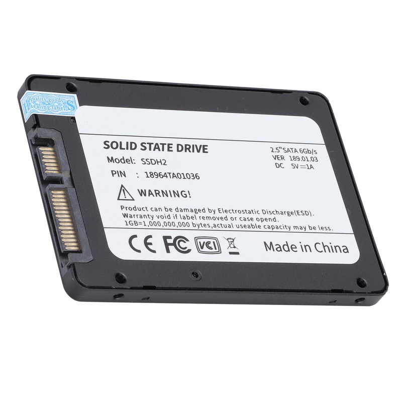 BU KING 2.5inch SSD Black High Speed Metal Hard Drive