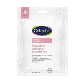 CETAPHIL® HEALTHY RADIANCE Mascarilla Facial Luminosa Instantánea, Tecnología Gentle Bright, Antioxidantes, Ácido Hialurónico, Efecto Refrescante, 23 ML, Para Todo Tipo de Piel, 6 unidades