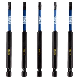 5 x Rennie Tools 100mm Long T25 TX25 Impact Screwdriver Driver Bits Set. Heavy Duty Magnetic Torx Screwdriver Bit Set. Black Oxide Coated Torx Impact Driver Bits. Torx Bit Set.