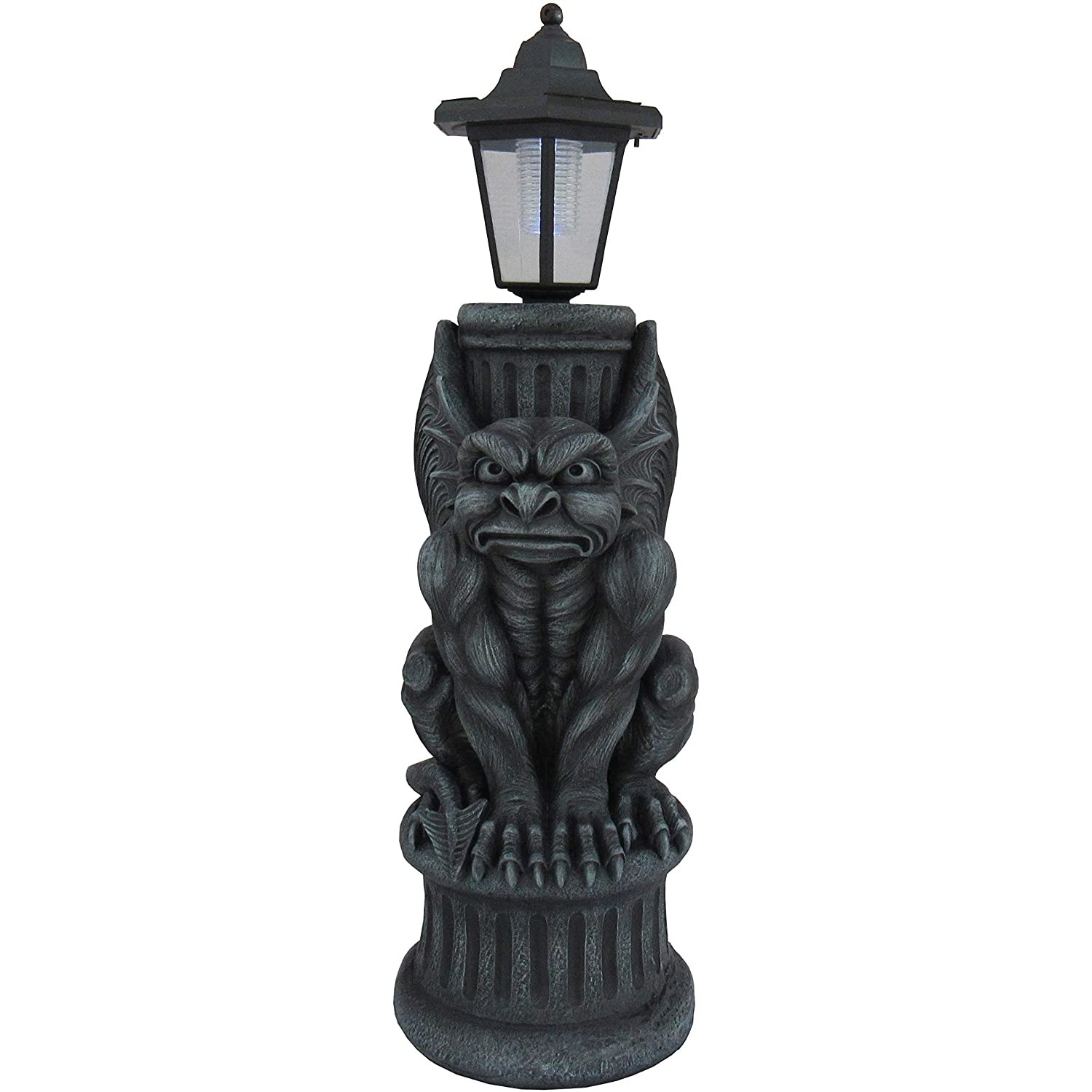DWK "Glowing Grimace" Decorative Gargoyle Outdoor Solar Lamp Gothic