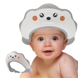 Gorro Ducha Bebé Protector Niños Visera Proteger Ojos Oídos Años Linda Forma León Marino