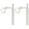 Ikea Curtain Rod Holder Bracket Wall/Ceiling Set Of 2 Steel