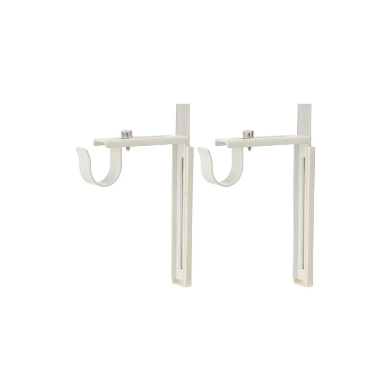 Ikea Curtain Rod Holder Bracket Wall/Ceiling Set Of 2 Steel