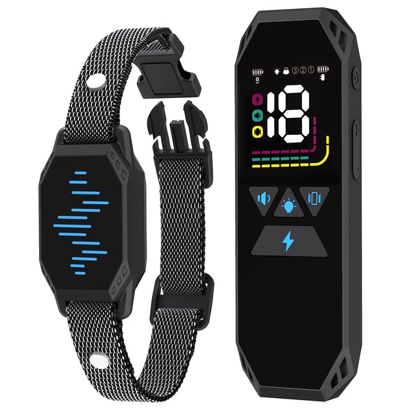 Dog Training Collar, Dog Shock Collar with Remote Control, 2500FT