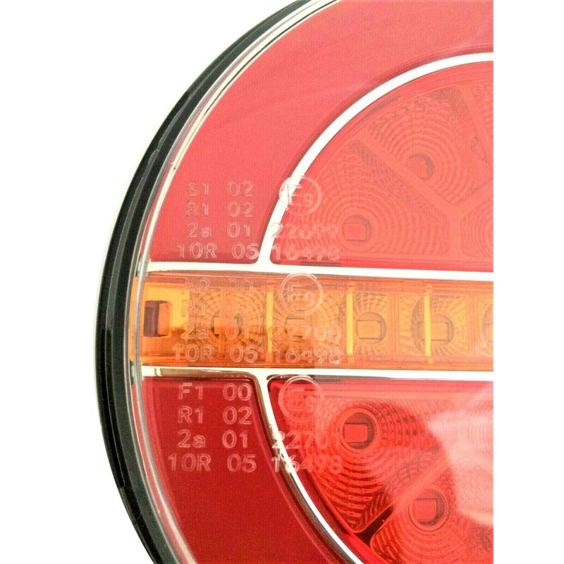 2 x LED Rear Light Diameter 140 Position Light Brake