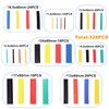 Ruimou 328Pcs Color Heat Shrink Tubing Shrinkage Ratio 2:1 Insulation