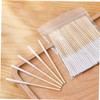 FOMIYES 60pcs Disposable Cotton Swabs Long Cotton Sticks for Makeup