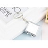 PurYupearl 4 Pcs Square Metal Portable Folding Mirror Compact Mirror