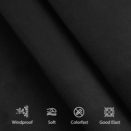 otoez Suede Headliner Fabric with Foam Backing Material 60" x 72" Automotive/Home Micro-Suede Headliner Material for Car RV Boat Interior Replacement Repair DIY, Black