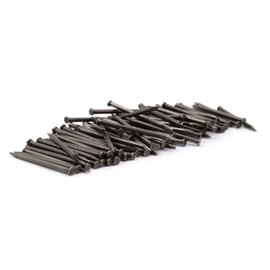 Design61 100 x Steel Pins Skirting Board Pins Nail 1.5 x 20 mm Flat Head Countersunk Head Blank