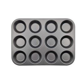 schone Bun Tray – 12 Cups – Non-Stick Coating – Make Occasions Extra Delicious – for Baking Buns, Cupcakes, Puddings and Muffins