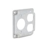 Hubbell Electrical PROD 831C Square Cover 4"W/1 DUPLEX/1-20A