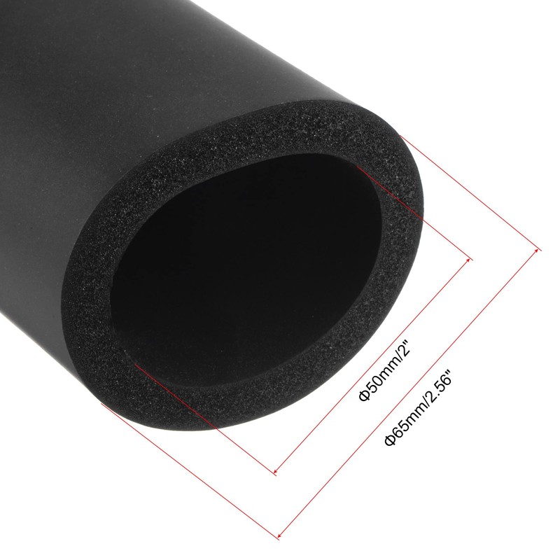 sourcing map Foam Tubing for Handle Grip Support, Pipe Insulation,