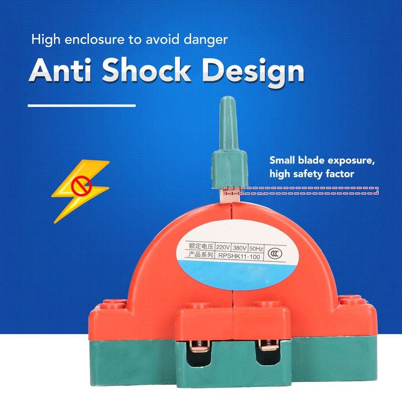 2 Pole Knife Switch Double Throw Disconnect Switch Electrical Load
