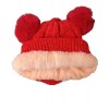 K&H Gorro Para Niñas Con Dos Pompones Conejito Afelpado Invierno