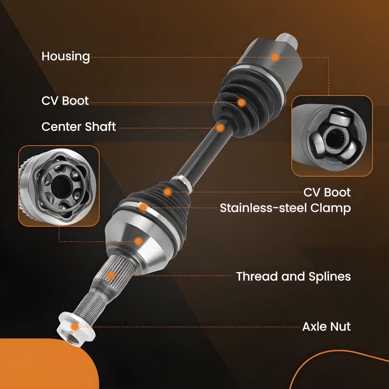 Front Left CV Axle Shaft Assembly for Chevy Impala