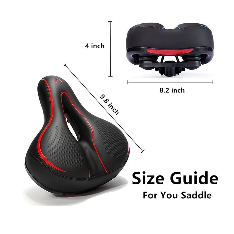 Bicycle Seat, Comfortable Exercise Bike Seat Cushion for Men and