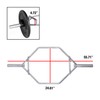 CAP Barbell Olympic Trap Bar, Shrug Bar, High Hex Bar