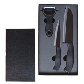 [sumotte] セラミック 包丁 【3点セット】 三徳包丁 ペティナイフ ピーラー 軽量 サビない お手入れ簡単