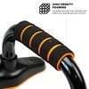 Meteor Essential Push Up Bars - Non-Slip Foam Grip Handles