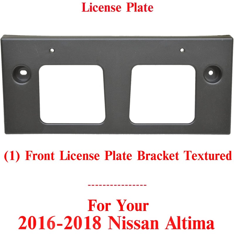 US AUTO PARTS PLUS New Front License Plate Bracket Textured