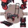 2-in-1 Folding Hand Truck Dolly 330LB Load Carrying,Hand Truck Foldable