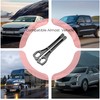 Car Seat Gap Filler 2 Pack, Dual-Slot Gap Plug No-Drop