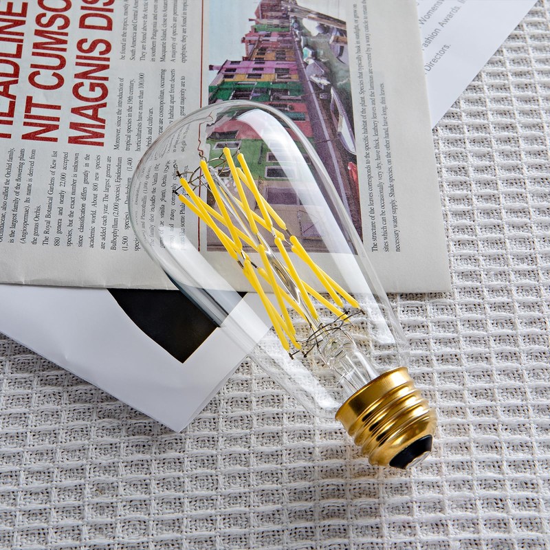 CREATE BRIGHT 16W Dimmable ST64 Led Bulbs 5000K Daylight White