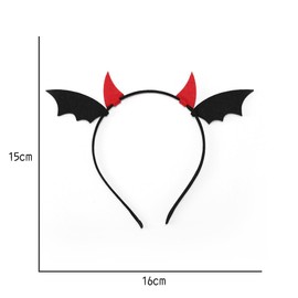 LIKENNY Halloween Decoration, Hair Clip, Headband, Cute, Bat Wings, Devil, Cosplay, Prop, Women's, Children's, Costume Tools, Halloween, Masquerade Supplies, Party Goods, Hair Ornament, For Photography, (C)