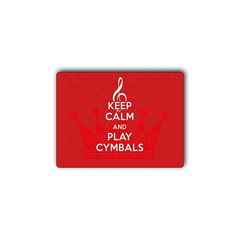Makoroni - Keep Calm and Play Cymbals - Jigsaw Puzzle