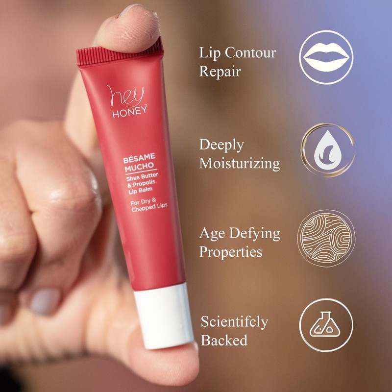 Hey Honey Skincare Bésame Mucho Shea Butter & Propolis Lip