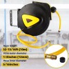 8milelake 5/16inch Retractable Air Hose Reel 33FT Auto Rewind 180°