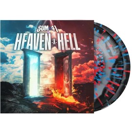 Sum 41 Heaven :x: Hell 2LP  Black Grey Smush w/Red & Blue Splatter Vinyl Sealed