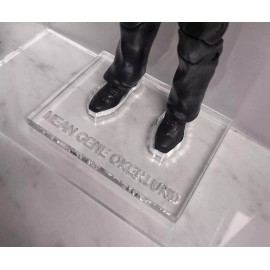 2022 WWE Elite BOF Mean Gene Okerlalund  Acrylic Base  * NO Toy * WM 39