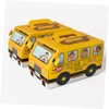 LABRIMP Festive Back to School Candy Holder Bus Theme Paper