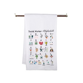 Social Worker Kitchen Towels Social Worker Kitchen Decor Social Worker Dish Towels Social Worker Thank You Gift (ABC Towel CA)