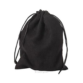 Bartl 110560 Velvet Pouch Black Large