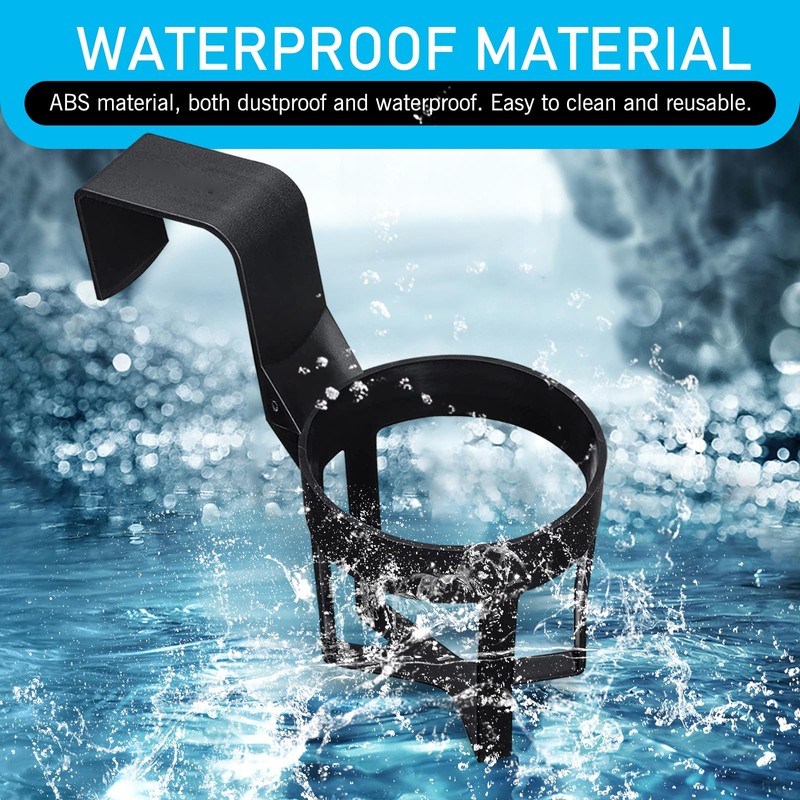 gunroil 2 Pack Car Cup Holder, 2.8In x 5.5In Waterproof