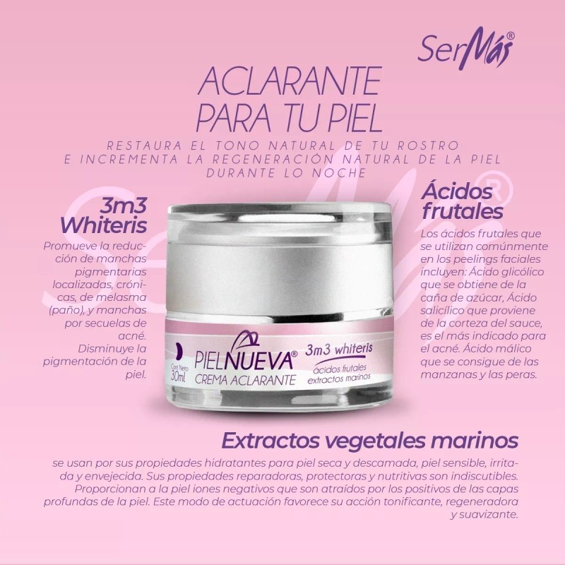 Piel Nueva Kit Completo Ser Más, Cremas, Jabón, Tonificante, Loción