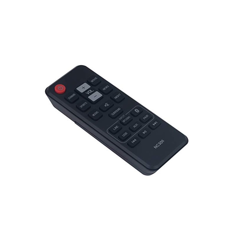 NC306UH NC306 Replacement Remote Control Applicable for Sanyo Sound Bar