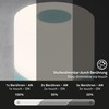 BRILONER Mini LED Table Lamp Wireless, Dimmable Bedside Lamp Touch,