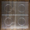 ZLLBTMO 4PCS 2.6MM Fuse Beads Boards Large Square Clear Plastic