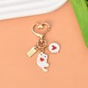 Cute Cat Keychain Cartoon Aesthetic Animal Kitty Cat Key Chain