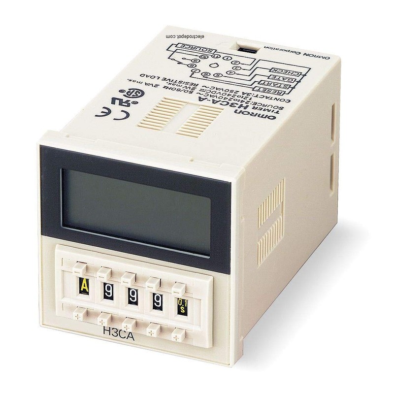 H3CA-A Timer Multi-Function; SPDT; 3A; Ctrl 24-240/VAC/DC; 11 Pin DIN