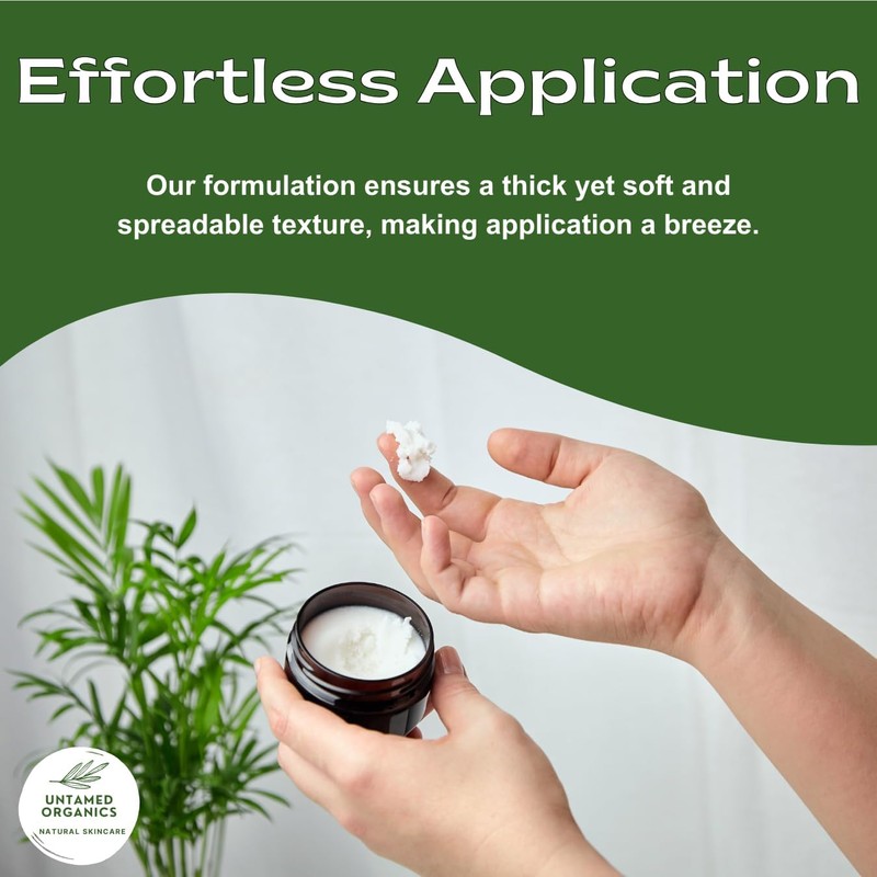 Untamed Organics Handmade Tallow, Castor Oil & Frankincense Skin Balm