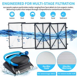 joytrace Tune Up Rebuild Kit for Dolphin Nautilus CC Plus(Not for Nautilus CC) - 9991433-R4 Filters, 6101641-R2 Brushes, 9985006-R2 Tracks & Climbing Rings Replacement Parts (Full Set)